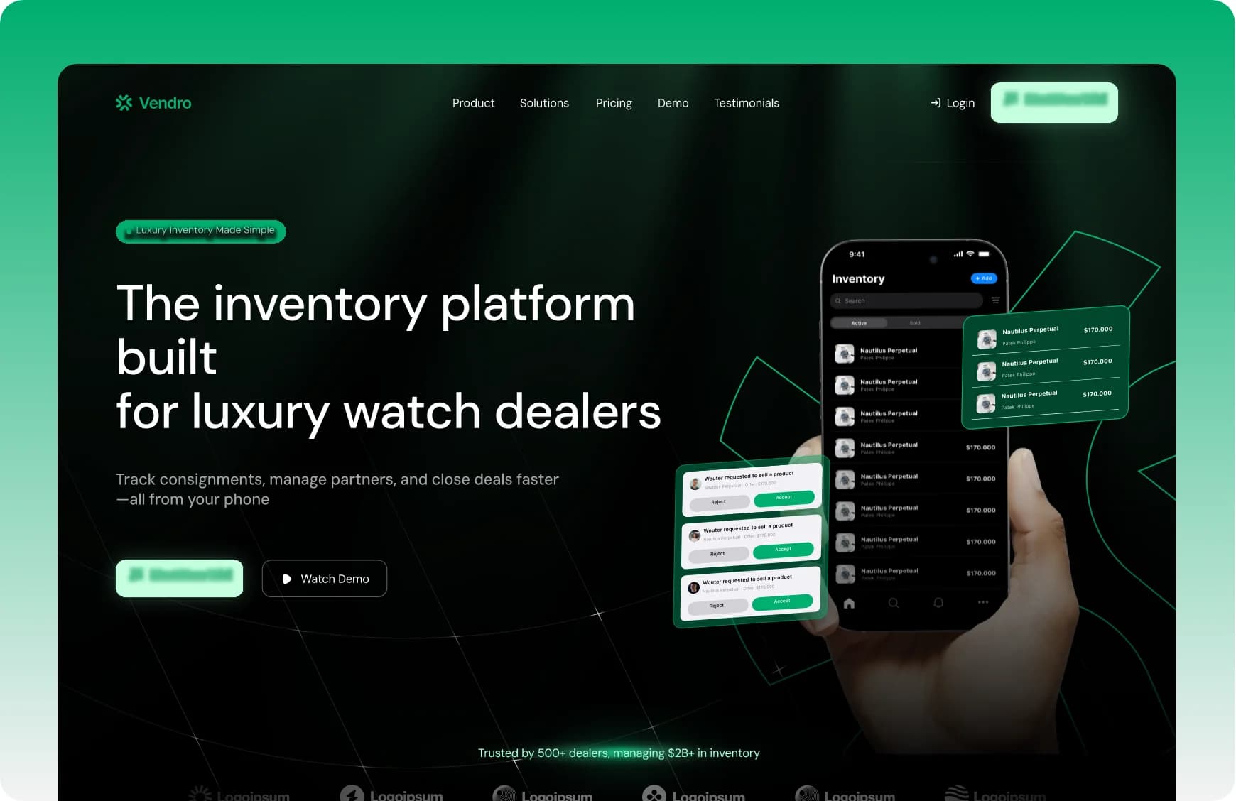 Dashboard interface preview